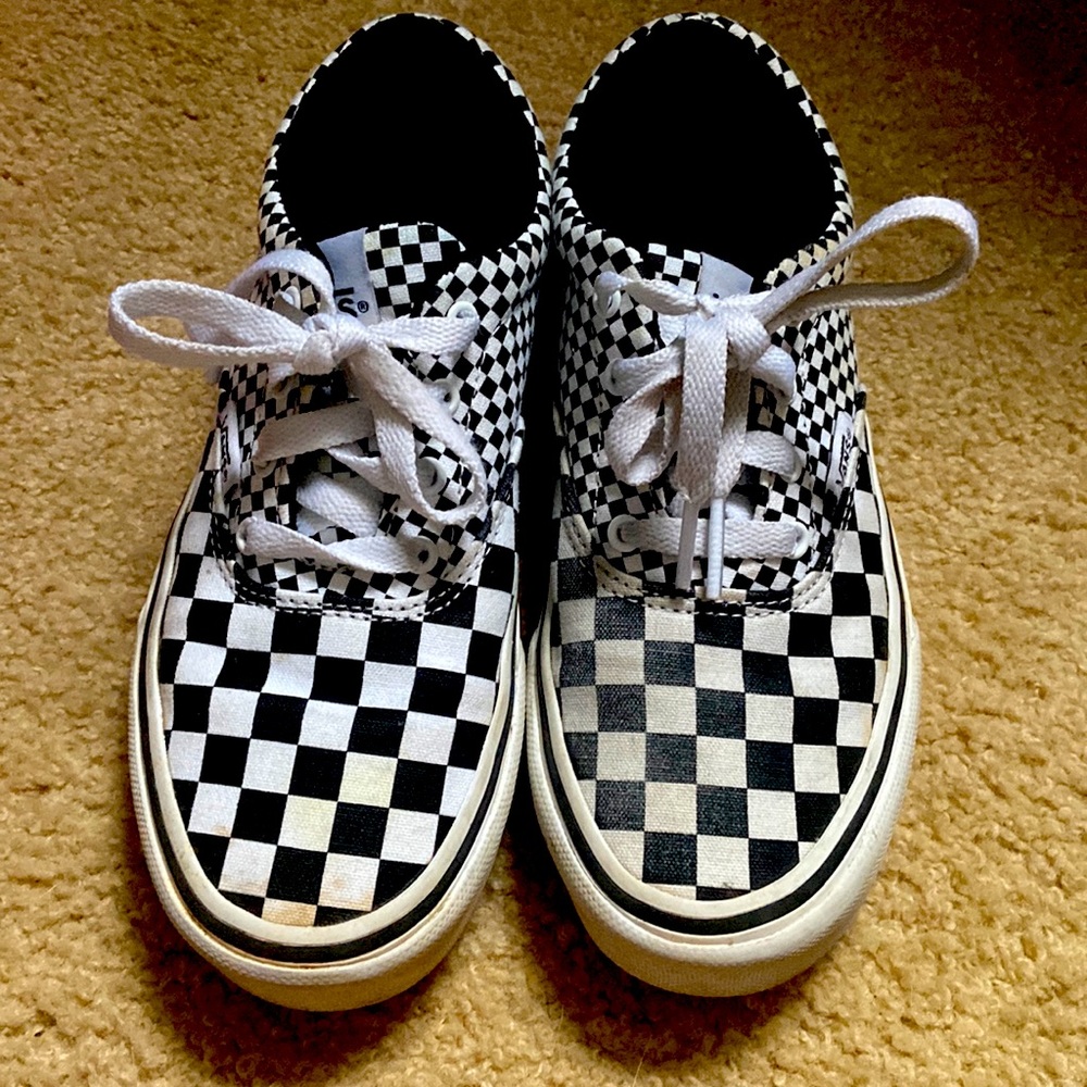 Kids classic checkered Vans